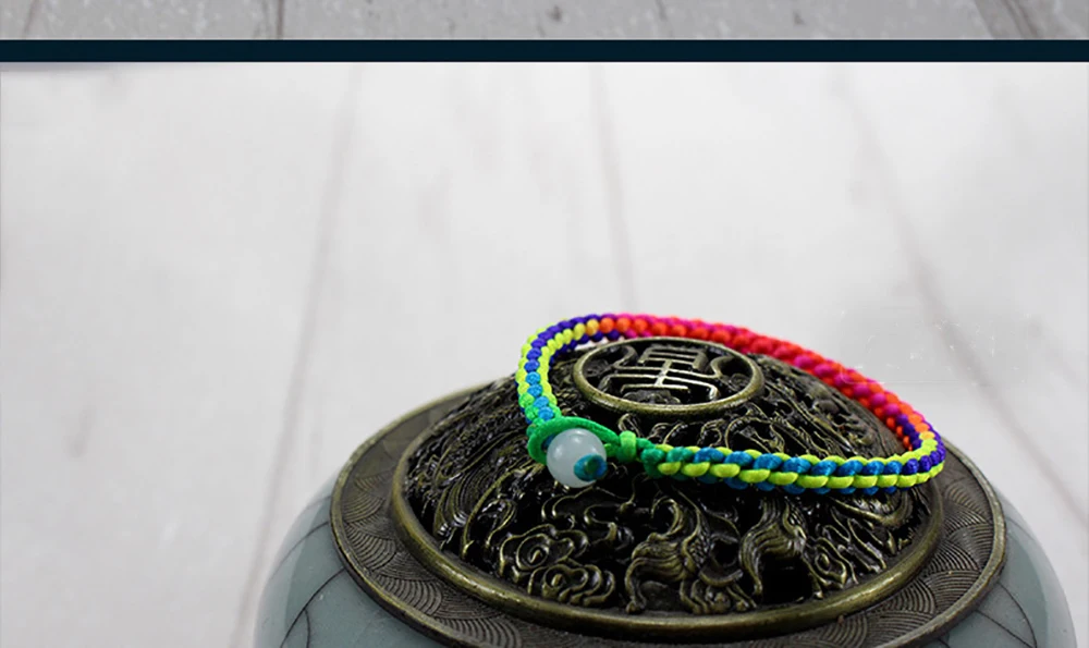 BOEYCJR Йога лечение плетеный Канат браслеты и модные украшения ручной работы Lucky браслет из бисера для мужчин женщин