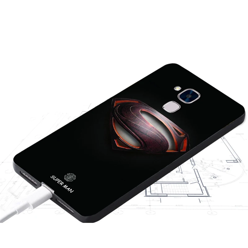 Huawei honor 5c Case Original Cover for Huawei honor 5c Bag Case Cover Skin Wolf Fish Skull honor 5c Fundas 100% BiNFUL 2