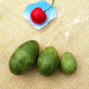 

BEYONTH 3pcs(1set) Natural Jade Egg for Kegel Exercise Pelvic Floor Muscles Vaginal Exercise Yoni Egg Ben Wa Ball Free Shipping