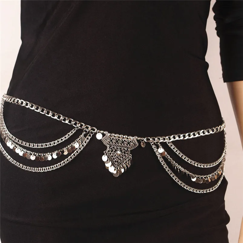 Fashion Sweet Women’s Waistband Chain Decorative Belt Body  Long Tassel Waist Chain Belt For Women 30JU26 (9)