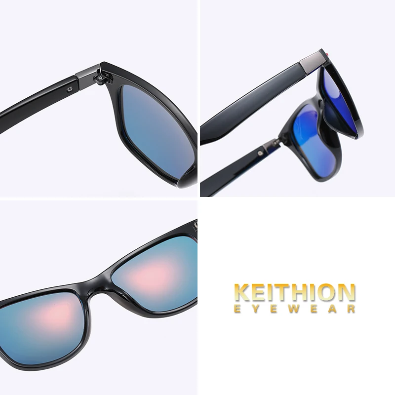 KEITHION Fashion Round Polarized Women's Sunglasses Retro Brand Design Men's Glasses Large Frame UV400 Driving Sunglasses