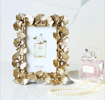 

Ginkgo Leaf picture frames home decorative photo frame lady gift