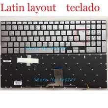 Teclado SP/LA pour Samsung 770Z5E, clavier Latin/espagnol rétroéclairé, argent, nouveau