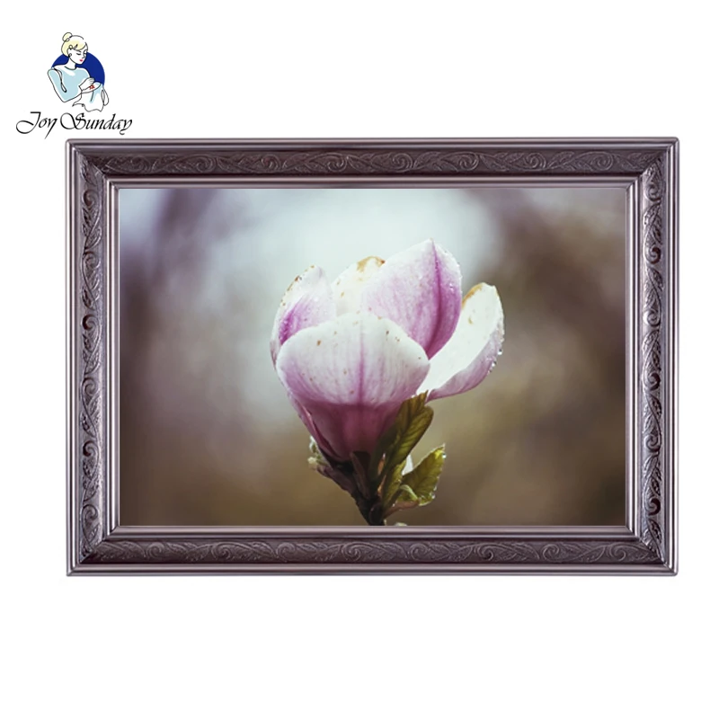

5.Diy Diamond Painting 3D Diamond Embroidery white pink flower Pictures Of Rhinestones Hobbies And Crafts Material For Handmade