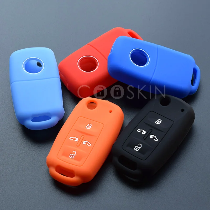 

Silicone rubber car key cover case protect Shell for Volkswagen for VW Sharan Multivan T5 MVP Both With Sliding Doors 10pcs/lot