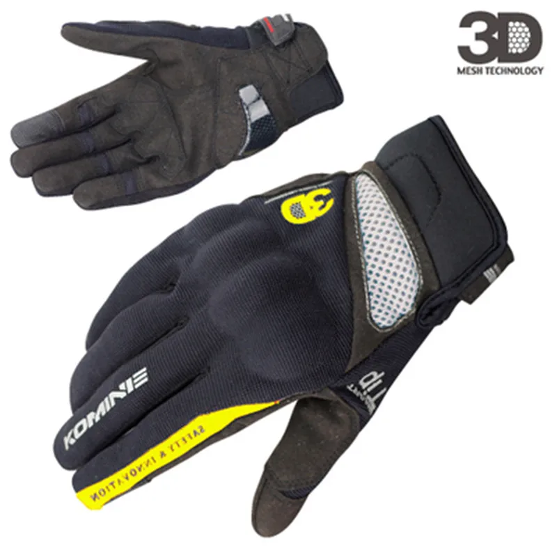 3DMesh Motorcycle Gloves Luva Motoqueiro Guantes Moto Summer Sport Downhill Motocross Gloves Racing M/L/XL/XXL for KOMINE GK-163