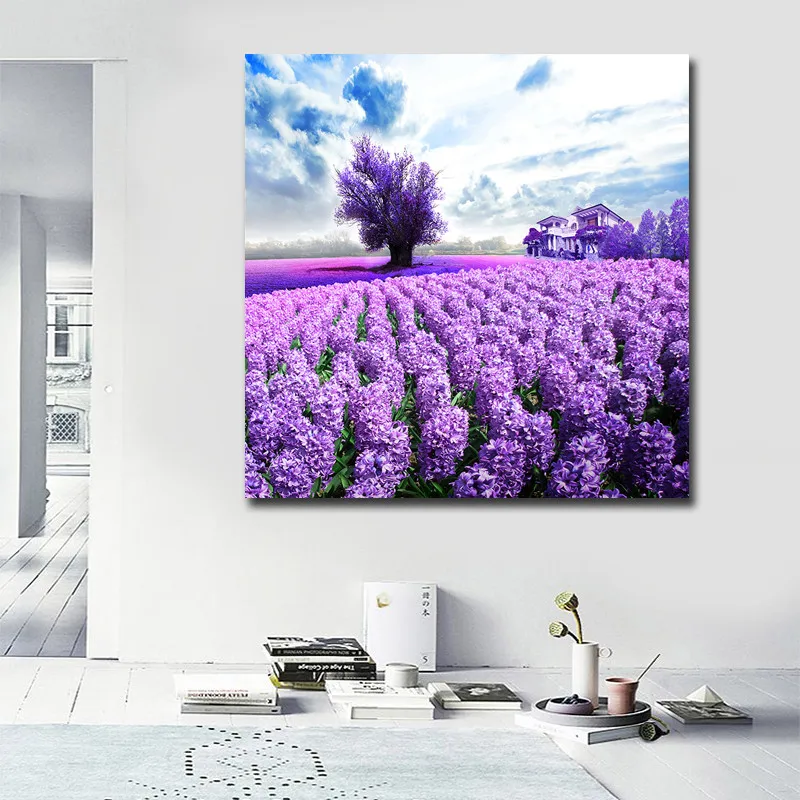 

Canvas Painting Print Wall Art Nature Landscape Poster One Pieces Custom HD Modular Pictures For Living Room Home Decor No frame