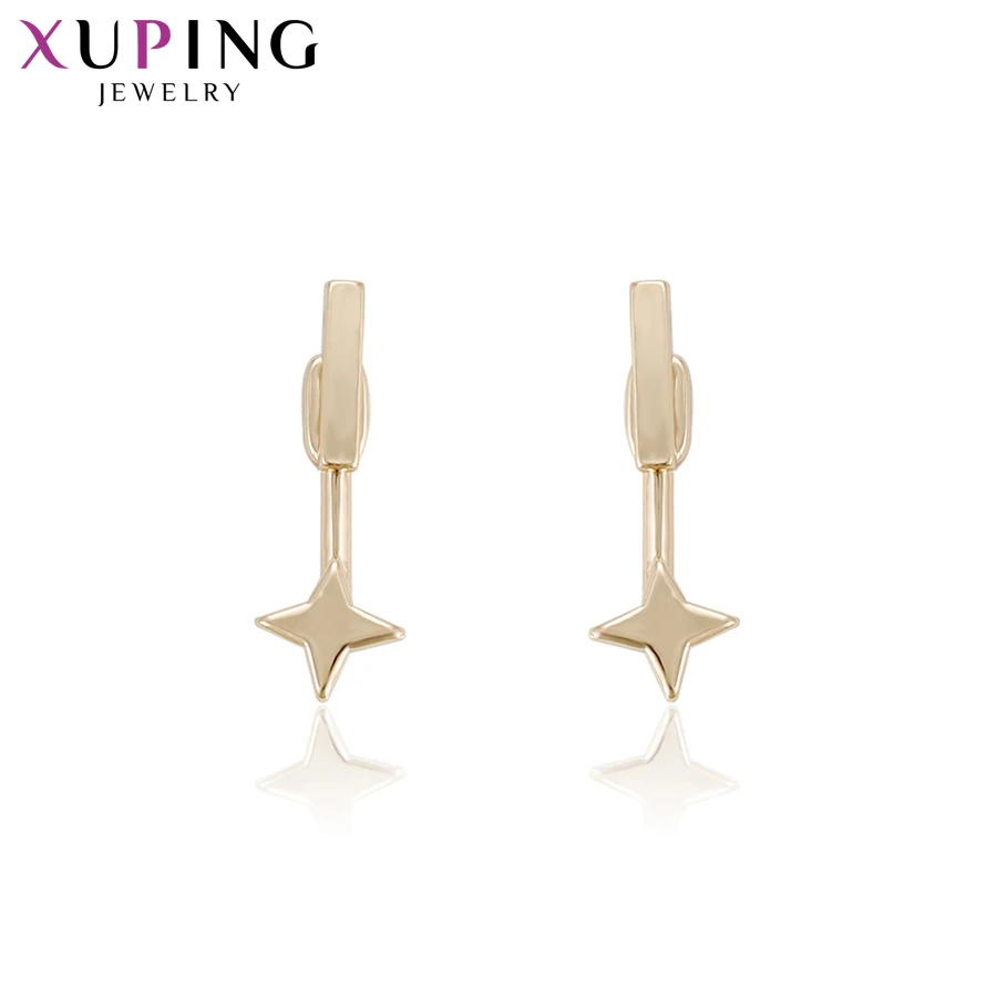 

Xuping Fashion Elegant Earrings Gold Color Plated Charm Style Studs for Women Thanksgiving Jewelry Gifts S76,4-94557