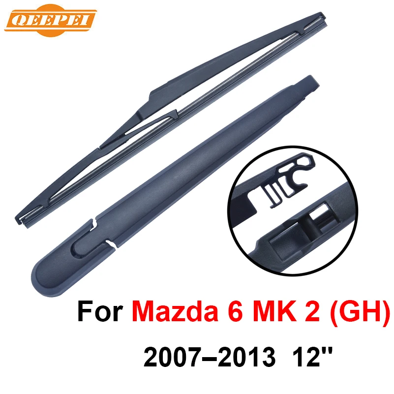 QEEPEI Rear Wiper Blade and Arm For Mazda 6 MK 2 (GH) 2007 2013 12'' 5