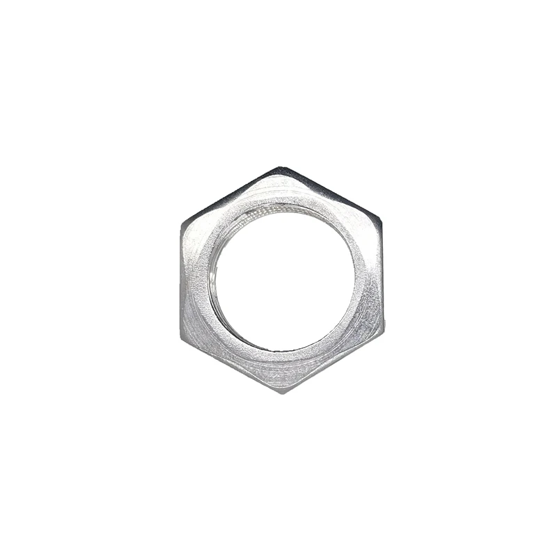 

1/8" 1/4" 1/2" 3/4" 1" BSP Female Thread 304 Stainless Steel Hex Lock Nut Pipe Fitting Connector Adapter Coupler