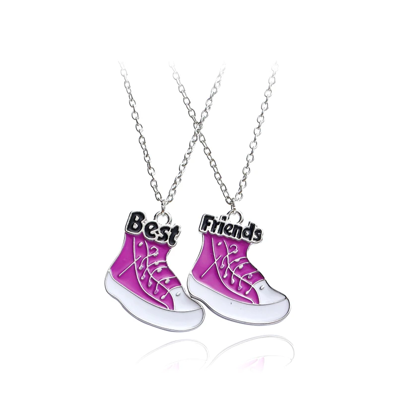 Ожерелья ярких цветов BFF для 2 3 ювелирные изделия из мультфильмов Луна звезда