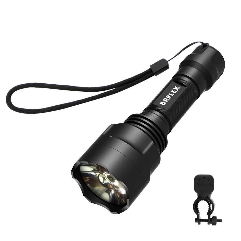 

BRILEX LED Flashlight LED Torch Tactical Flashlight Diving Flashlight 5 Lighting Modes IPX Black Olight Flash Light for Camping