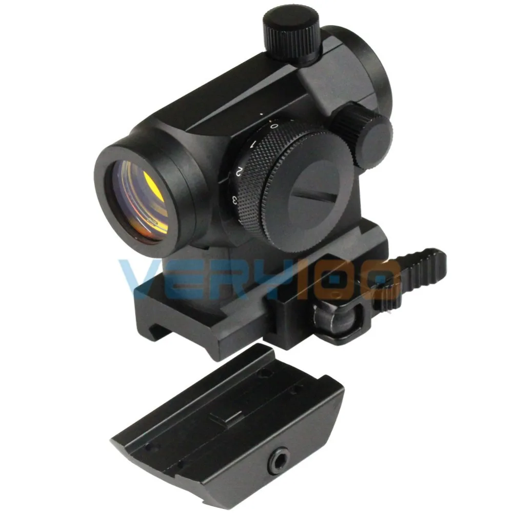 HD22M1+4013 Airsoft Tactical Reflex Red Dot Sight Telescopic Scope QD