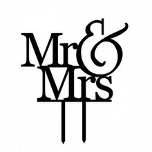 100 шт/партия креативный MR& MRS дизайн Свадебный торт вставлена карта свадебный торт Топпер украшения для торта для вечеринки