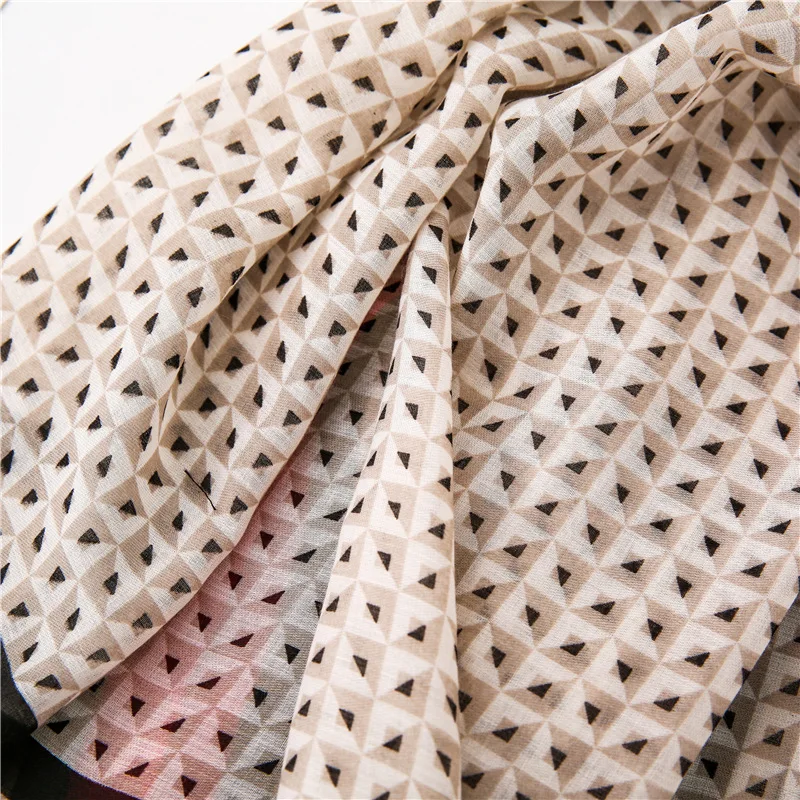 Модный геометрический полосатый бахрома шаль из вискозы шарф для женщин высокое качество принт пашминовый палантин Bufandas мусульманский хиджаб 180*90 см