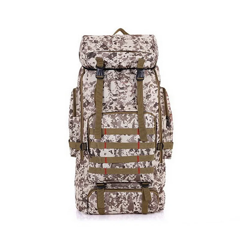 

75L Hiking Backpack Camping Hunting Molle 3P Military Tactical Backpack Rucksack Outdoor Travelling Sports Backpack