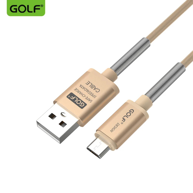 

Golf micro USB Cable Metal Fast Charging Wire Type C Phone Charger USB Data Cable Type-C for Samsung micro usb xiaomi iPhone