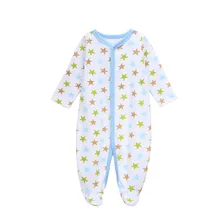 Newborn Baby Rompers Boy Girl Long Sleeve Soft Cotton Star Print Jumpsuits & Rompers 2016 Autumn Kids Fashion Climbing Clothing