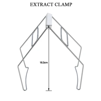 

Electric Oven Air Fryer Accessories Extract Clamp Stainless Steel Pick Up Folder Anti-hot Hand Convenient Clip