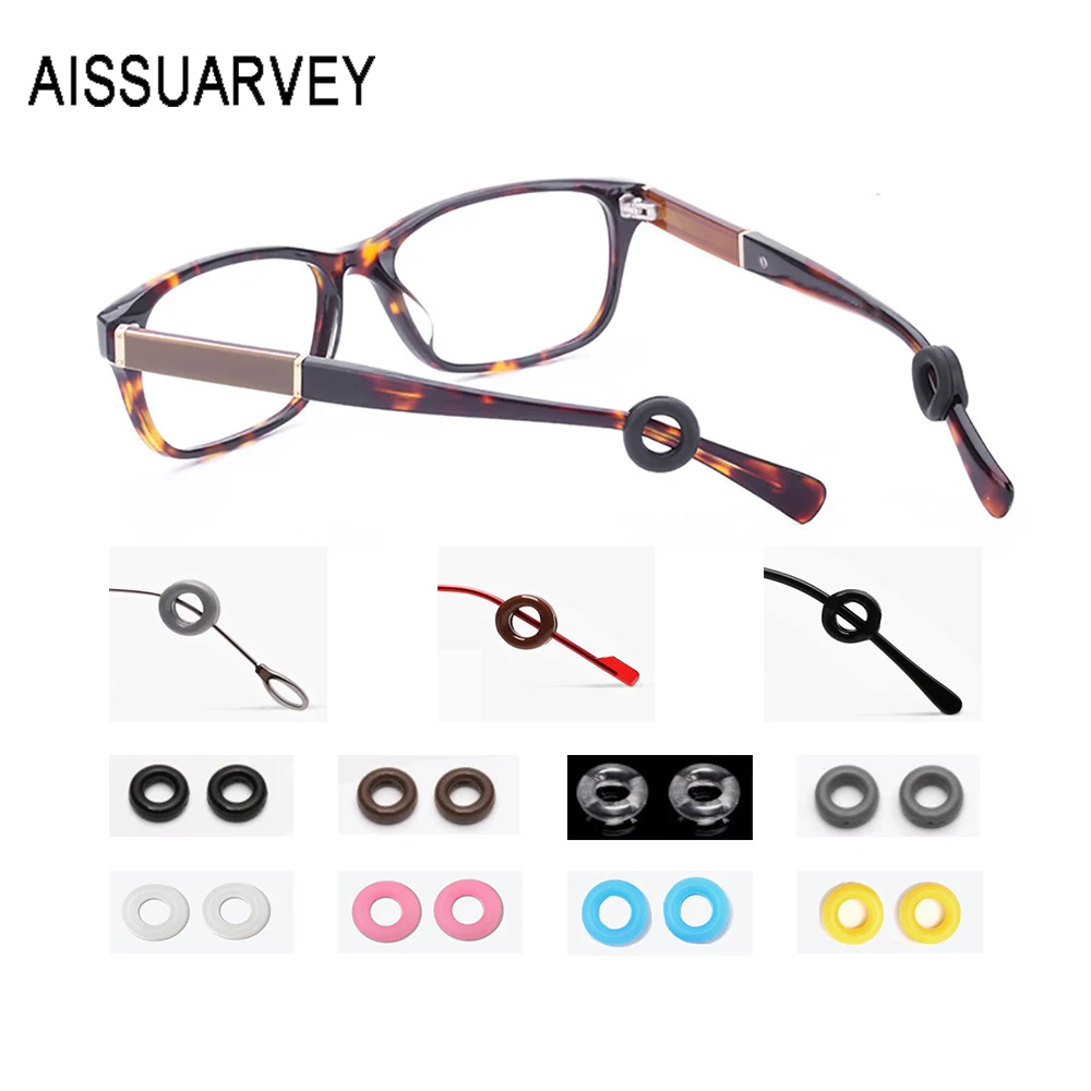 

10 Pairs/lot Eyeglasses Ear Grips Round Ear Hook Anti Slip for Adults and Children Silicone Eyewear Accessoires Hooks for Frame