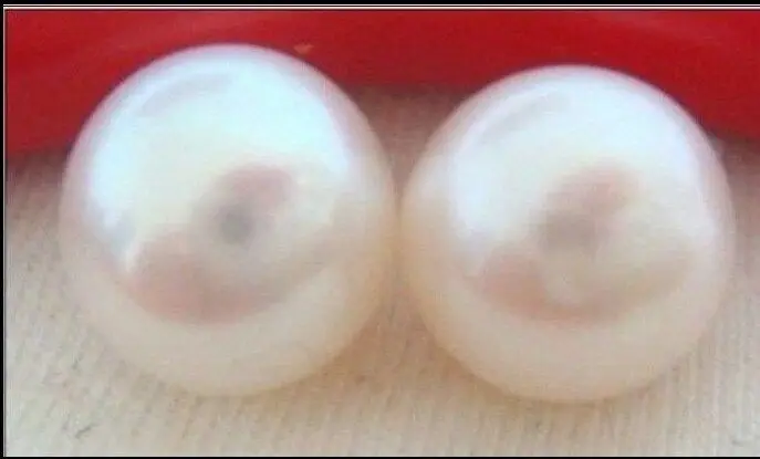 

charming AAA+++10-11MM SOUTH SEA WHITE LOOSE PEARL HALF DRILL