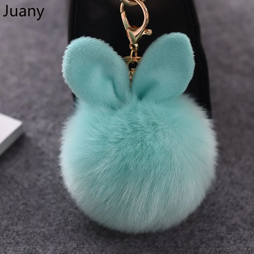 

pompom keychain fake fur keychains pompom fur keychain charm bag for women black ball keychains fur pom pom chains