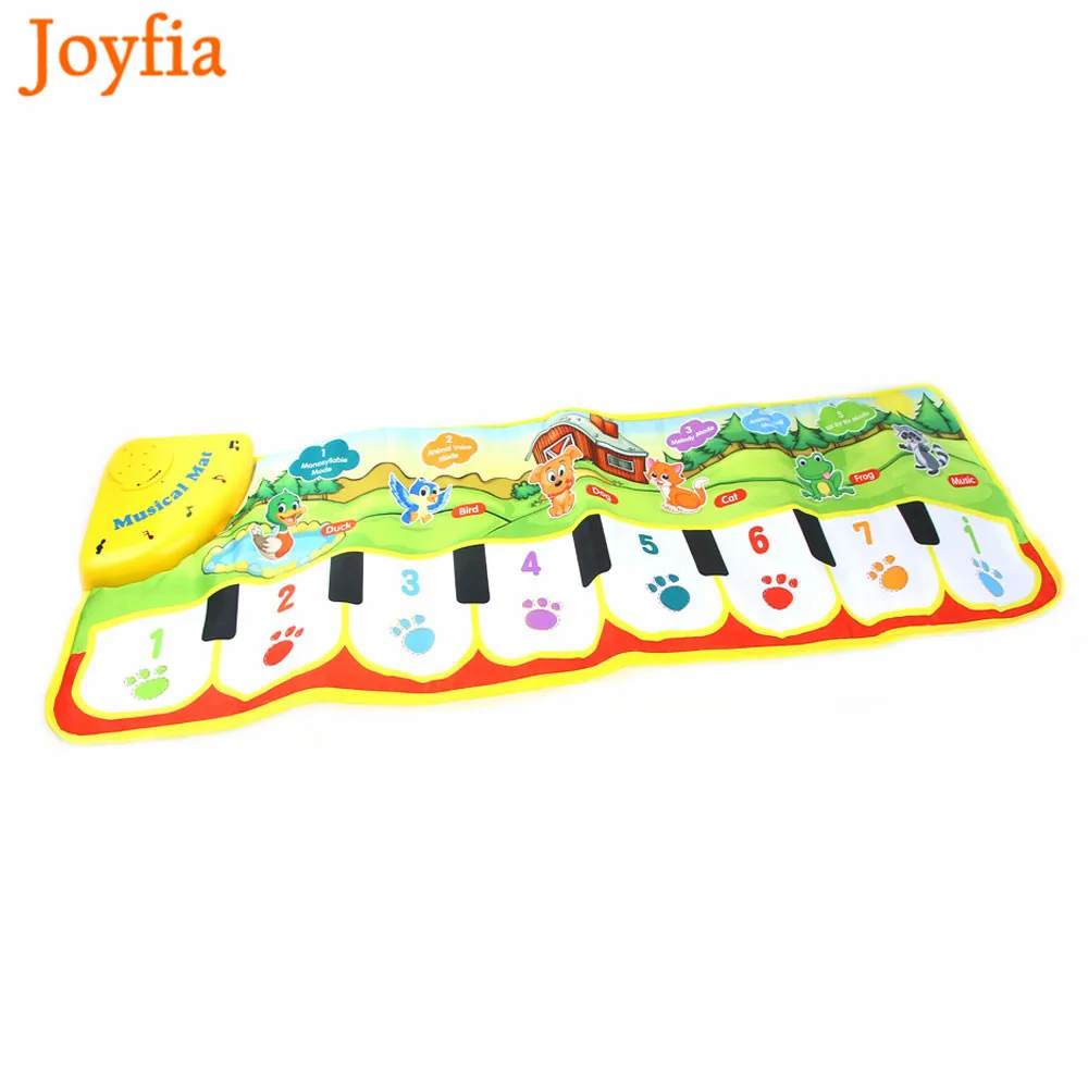 90x27 см детский музыкальный коврик с животным звуком, регулируемые игрушечные музыкальные инструменты, детские развивающие игрушки, подарок для детей [