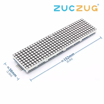 

LED HT1632C Module 8X32 Red Dot-matrix Screen