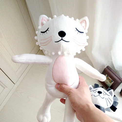 40 см 60 см лев кошка плюшевые куклы для взрослых детей Подушка Мягкая Подушка Детские спальные, Куклы Мягкие Детские игрушки Home Decor подарок - Цвет: cat