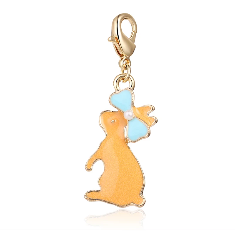 

Drip rabbit lobster clasp fashion DIY accessories DZ131 pearl pendant