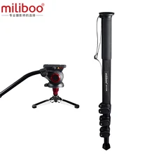 Professional Aluminum Portable Camera monopod with Hydraulic Head