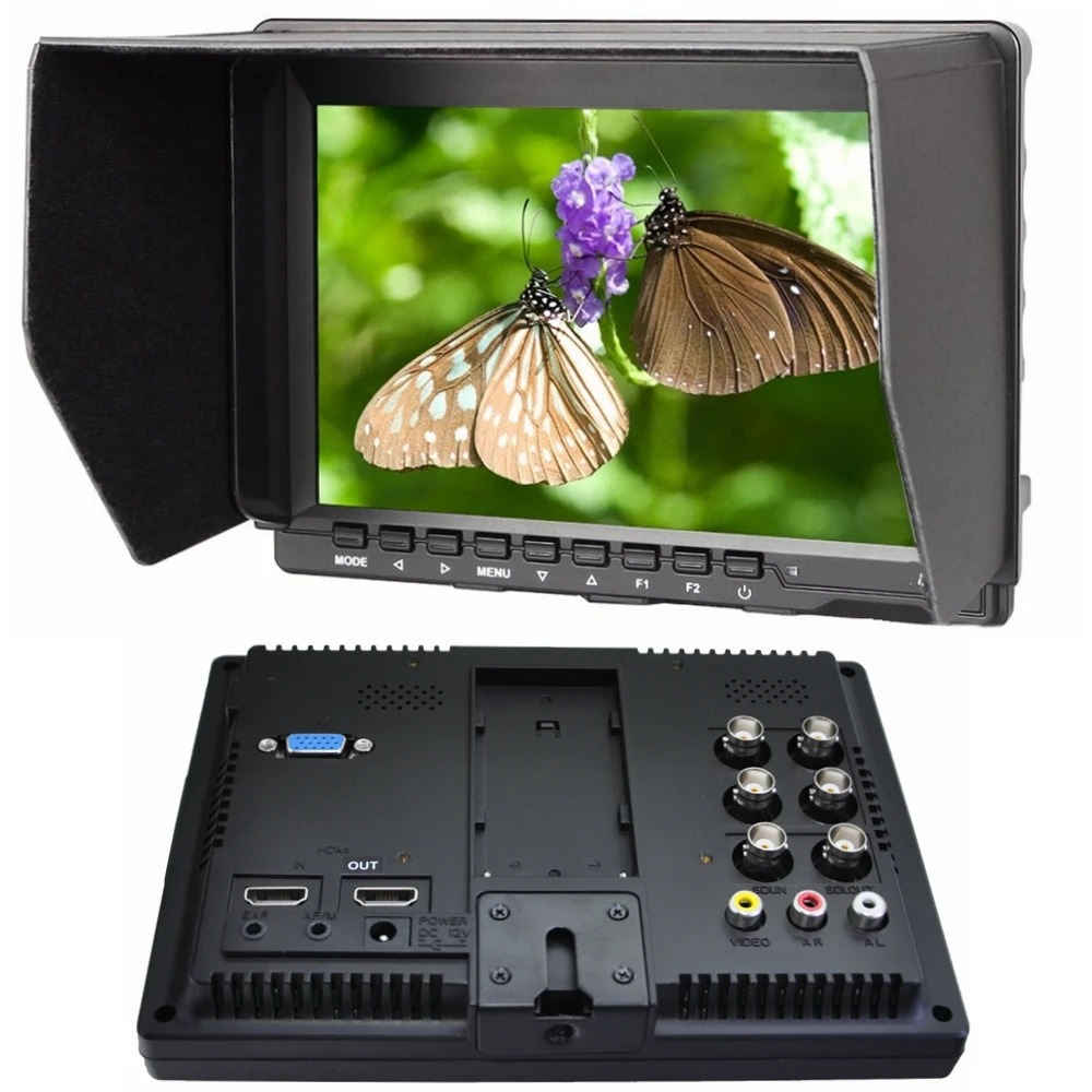 

2017 D-sub Real Hmi Vga Sdi Input Probroadcast 1280*800 Ips Field For Peaking Filter 5d Ii Mode Dslr Camera Monitorh Hd Monitor