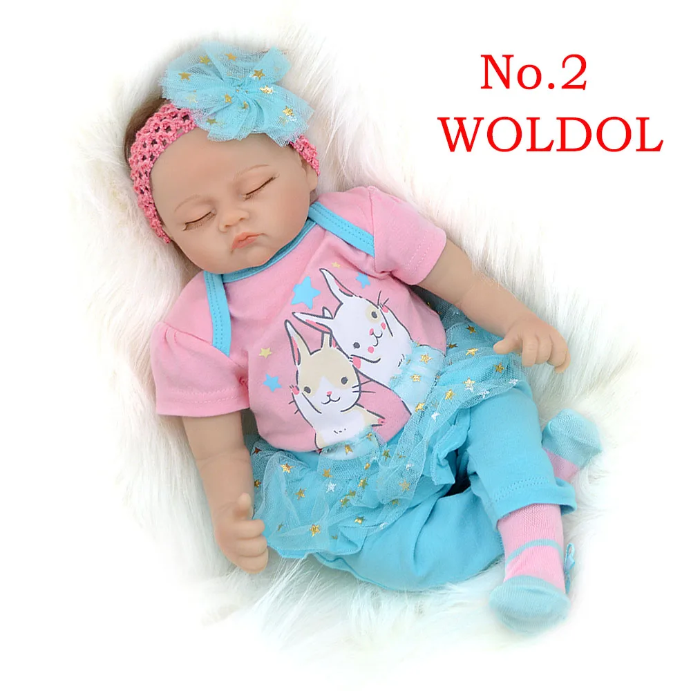 

Latest new 55cm Silicone Reborn Boneca Realista Fashion Baby Dolls For Princess Children Birthday Gift Bebes Reborn Dolls
