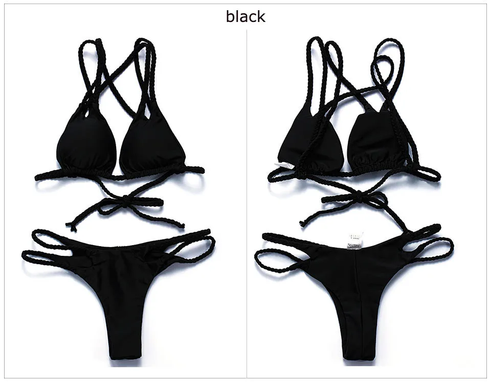 black bikini