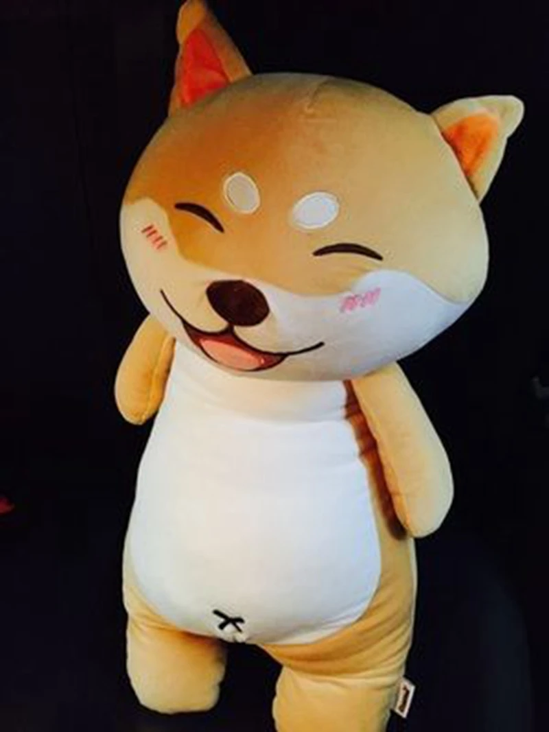 pop soft cartoon husky plush toy stuffed anime Shiba Inu  Bulldog Pugs Dachshund doll animals pillow gift for kids 31inch 80cm DY61956(19)
