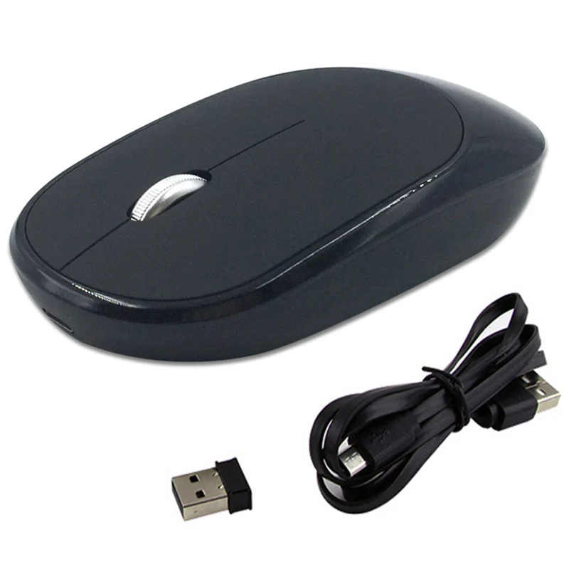 Кнопка выключения беспроводная мышь перезаряжаемый алюминиевый роллер из сплава встроенный аккумулятор USB Мыши Эргономичный для ПК ноутбука