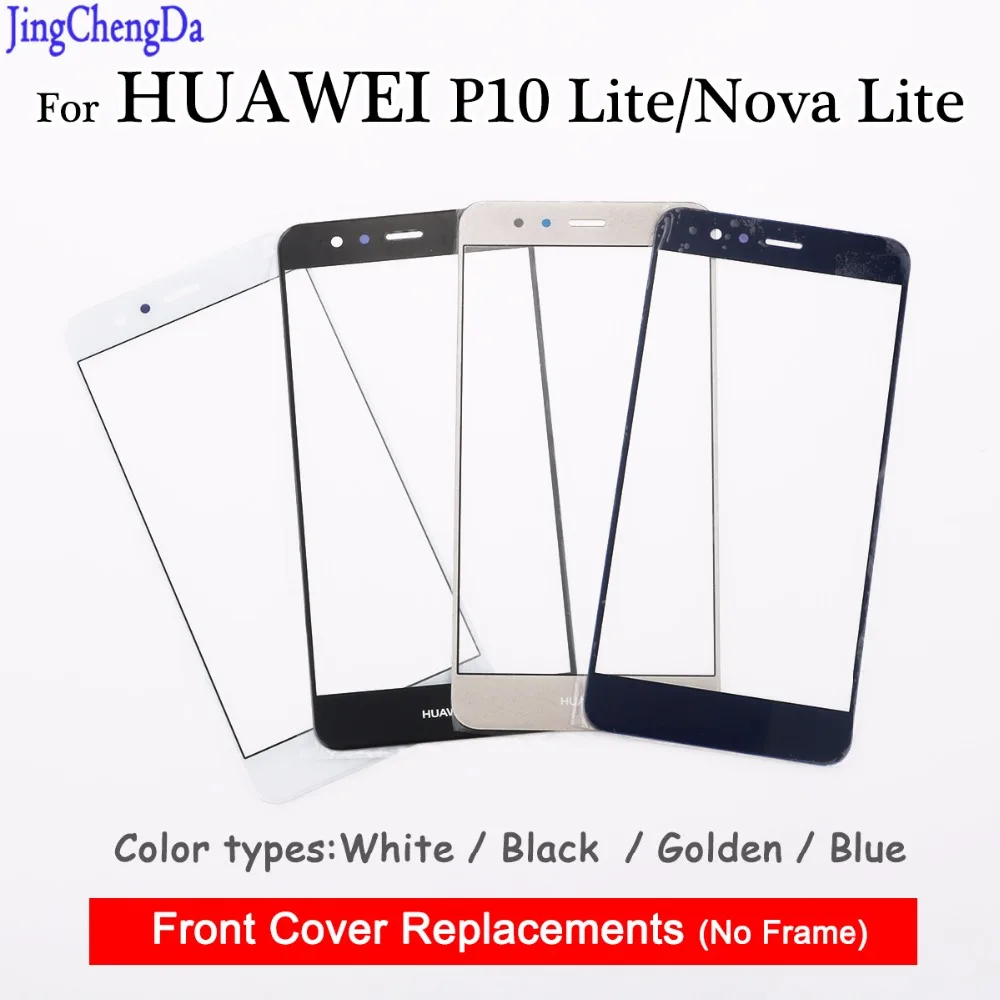 

JCD For Huawei P10 Lite Touch Lens Replacement Front Glass Outer Lens Cover Screen Protector For HUAWEI for Nova lite