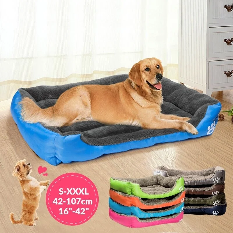 Multicolor Pet Dog Cat Sleeping Bed Soft Puppy Cushion House Winter Warm Kennel Dog Matt Padst S/M/L/XL/XXL/XXXL