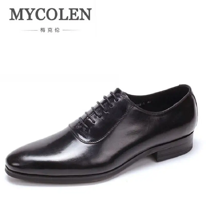 MYCOLEN/Роскошные Дизайнерские Мужские модельные туфли из лакированной кожи