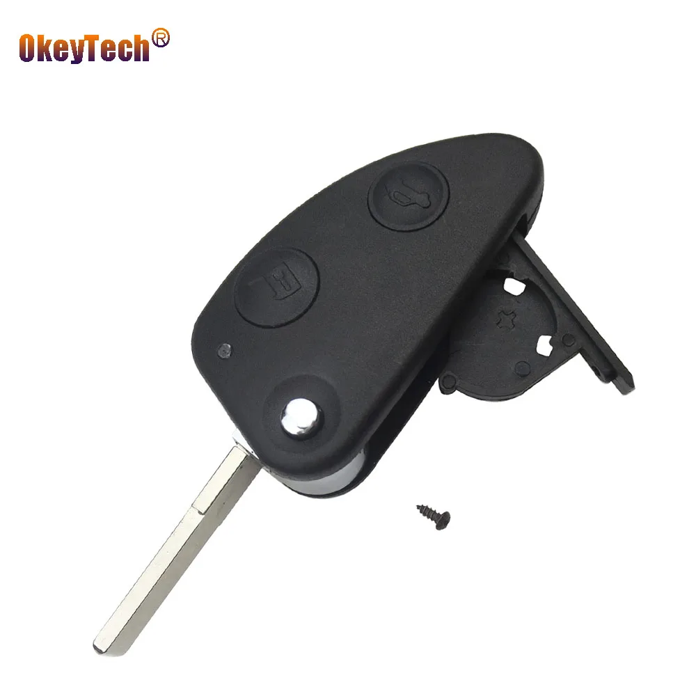 OkeyTech Flip Folding For Alfa Romeo 147 156 166 GT Remote Car Key
