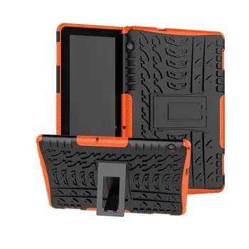 

For Huawei MediaPad T5 10 Case AGS2-W09/L09/L03/W19 10.1" Tablet Cover Heavy Duty 2 In 1 Silicon+PC Stand Kickstand Funda Shell
