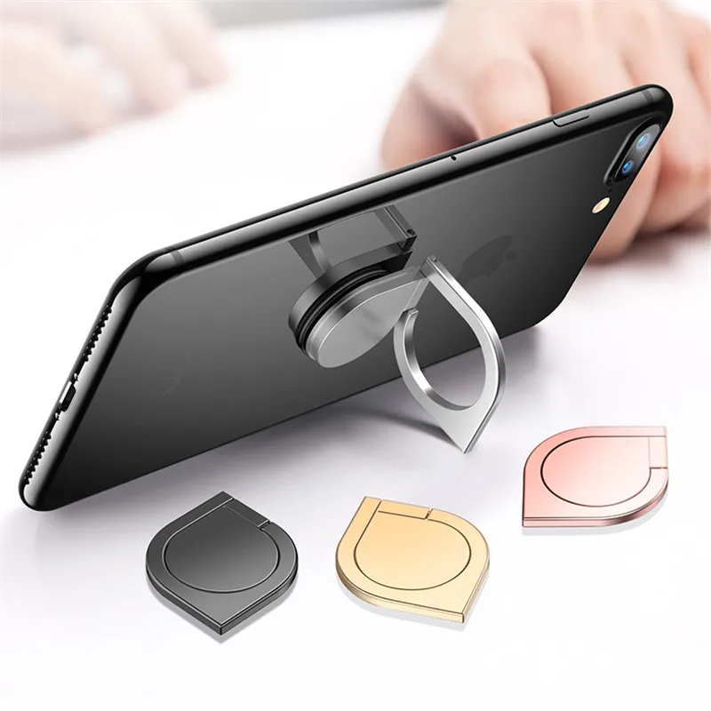 TURATA 3 in 1 Gyro Phone Finger Ring 360 degree Fidget Spinner Smartphone Stand Holder For iPhone 7 X 6 Samsung Tablet GPS MP3