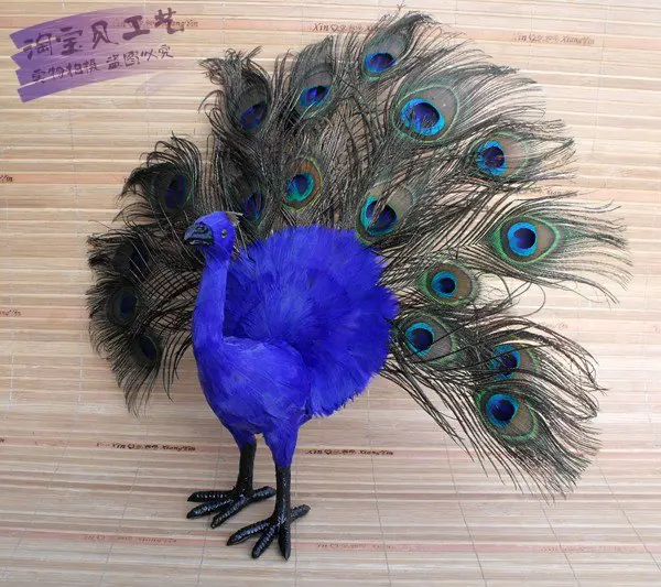 creative simulaiton peacock toy lifelike peacock model gift about