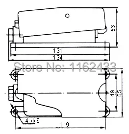 LT2&nbsp;foot switch drawing