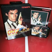 007 Джеймс Бонд игровой Картридж с коробкой и руководством 16 бит MD карты для sega Mega Drive для Genesis