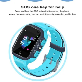 

S16 Children's Smart Phone Watch Bracelet Baby Wristwatch Touch Screen SOS Camera Waterproof Watches for iOS Android