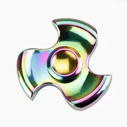 Радуга spinner Непоседа игрушки EDC руки счетчики для аутизма и СДВГ 2017 подарок на день рождения Детские подарки металл палец Игрушечные