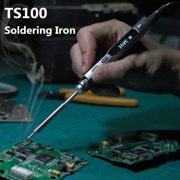 2017 NEW TS100 Pen Type MINI Programmable Smart Adjustable Digital LCD Electric Soldering Iron Soldering Station