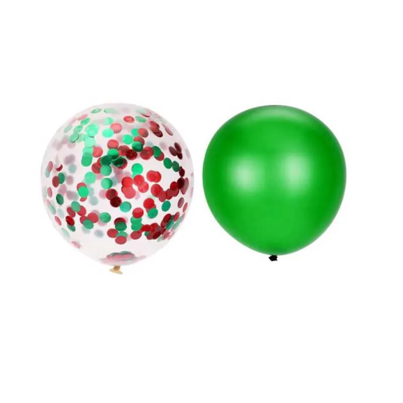 10 шт. рождественское конфетти воздушные шары Свадьба День рождения Гавайский стол декоративный для Бэйби шауэра год крещения девичник Вечерние - Цвет: Мятно-зеленый