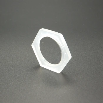 

10PCS 3/4" BSP Female Thread Plastic Hex Lock Nuts Fastener For Aquarium Garden Micro Irrigation Pipe Fitting Connector